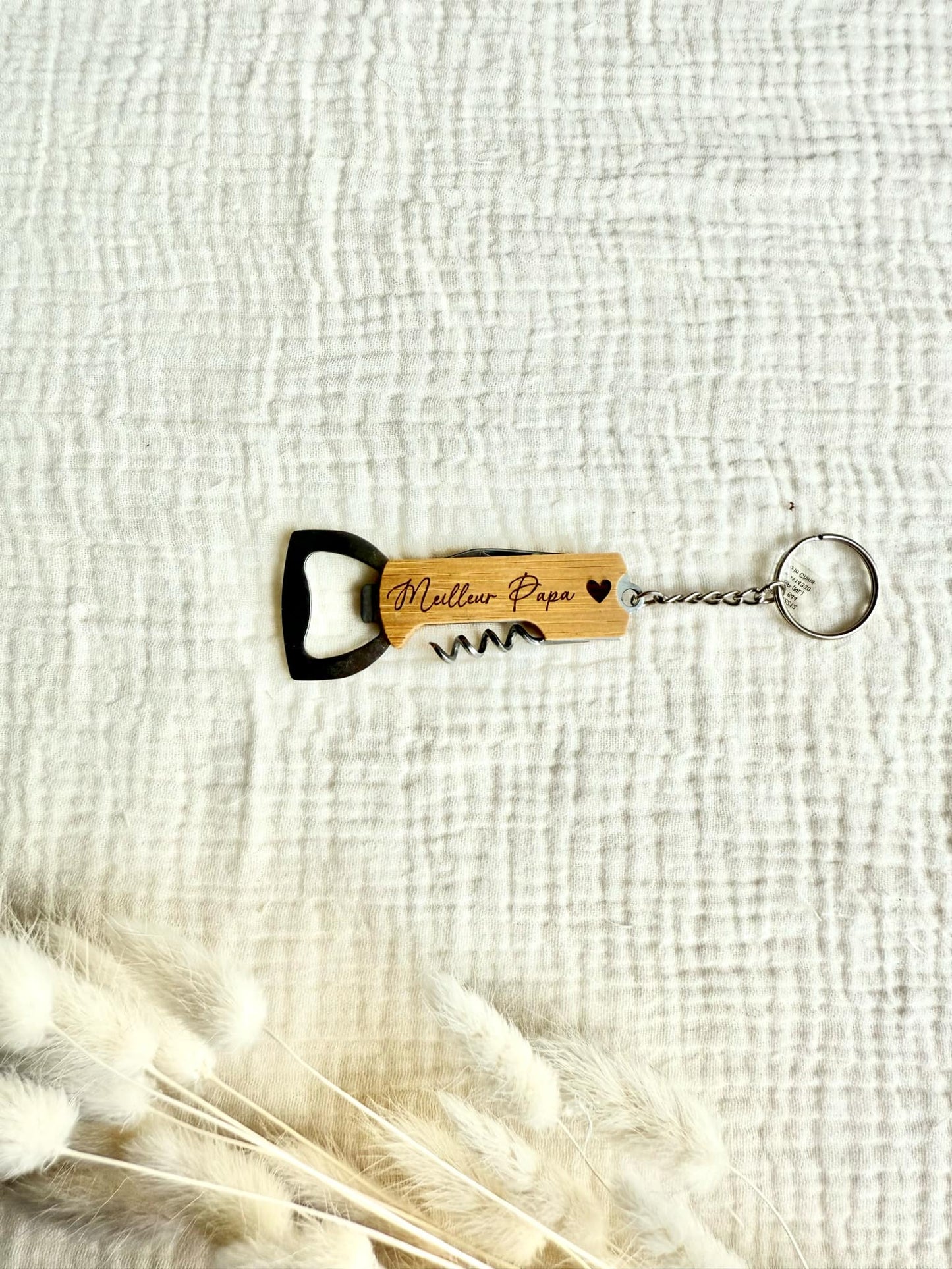 Porte clé multifonction Meilleur Papa