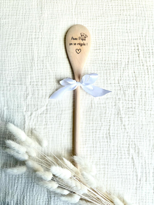 Cuillère en bois Papa