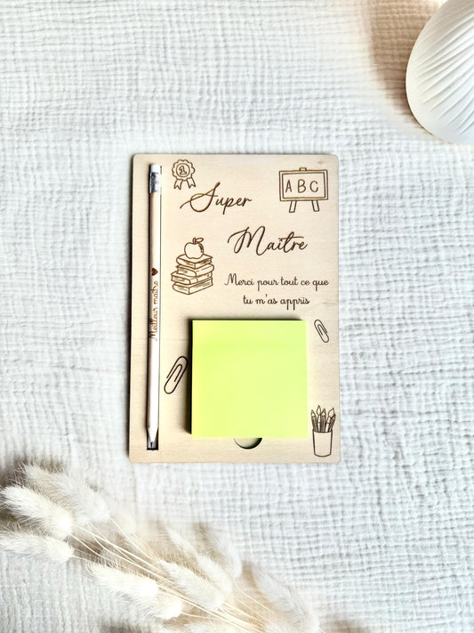 Support à post-it Maître