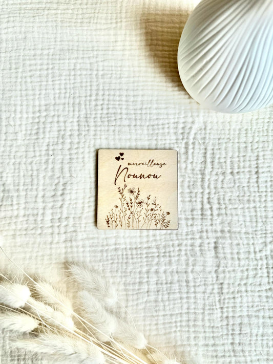 Magnet bois Merveilleuse Nounou