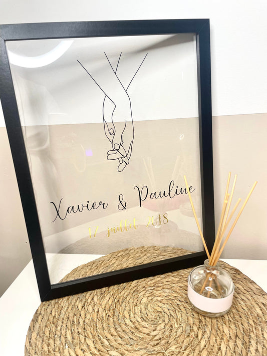 Cadre Mains de Couple
