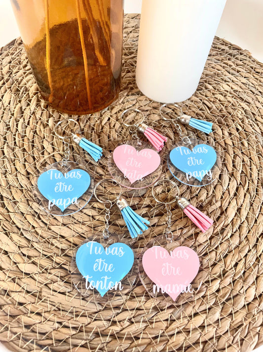 Porte clé annonce grossesse